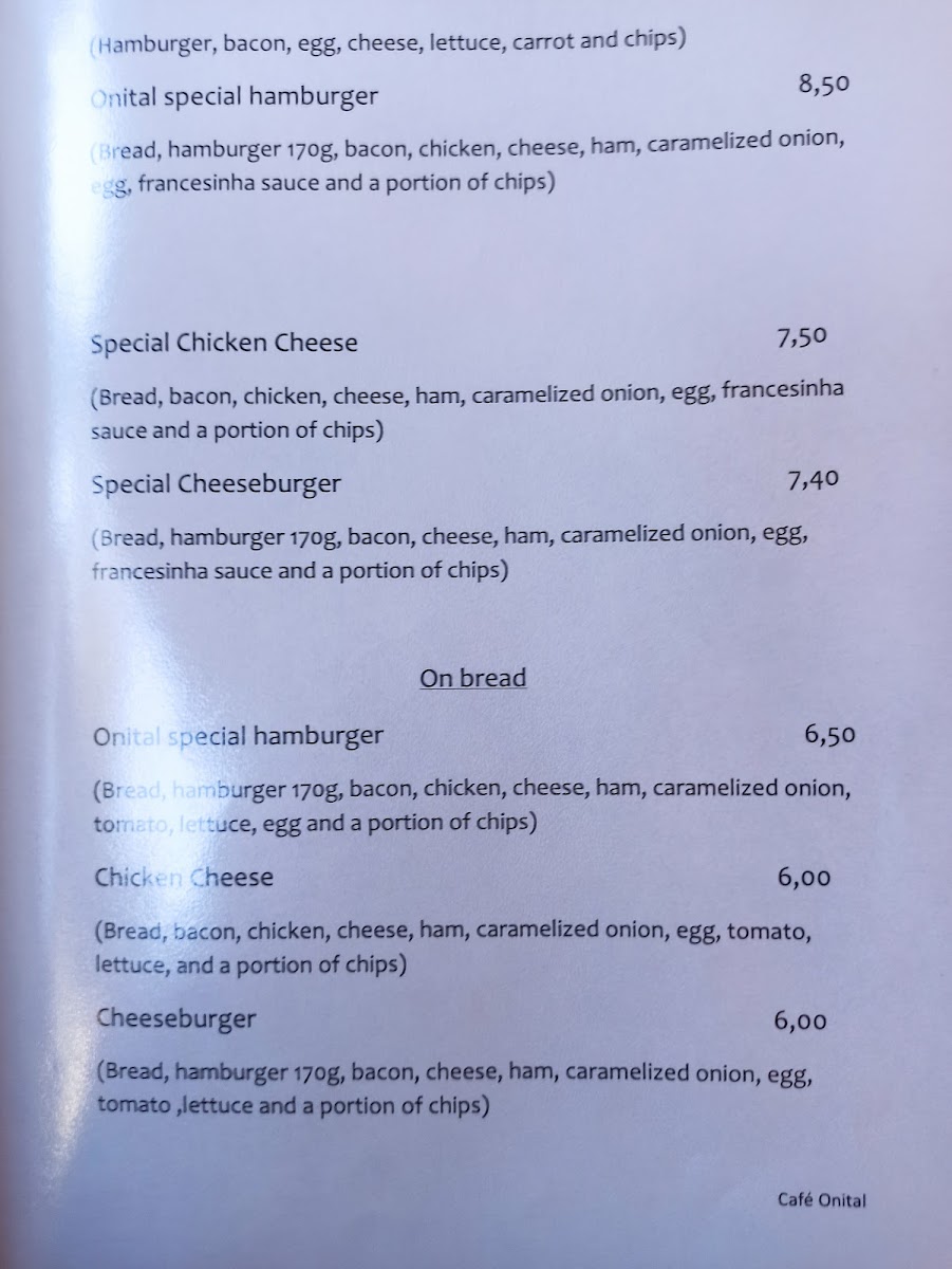 Menu Cafe Onital-3